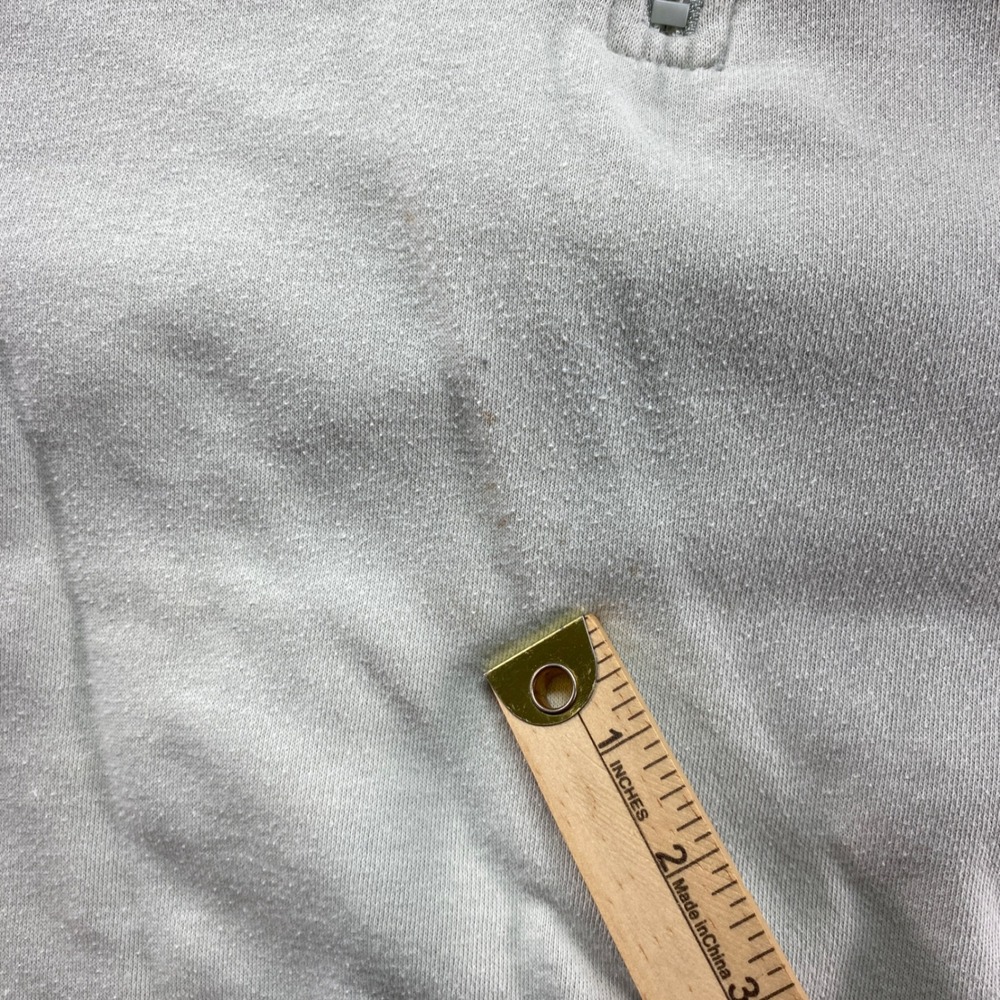Disney Winnie the Pooh Sweatshirt Womens Large Green Quarter Zip Fleece Pullover - Picture 7 of 12